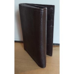 New men's trifold leather wallet